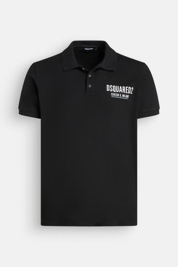 DSQUARED2 - Polo-Shirt schwarz