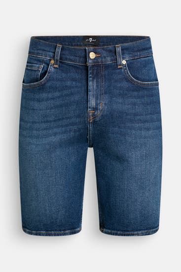 7 FOR ALL MANKIND - Jeansshorts dunkelblau