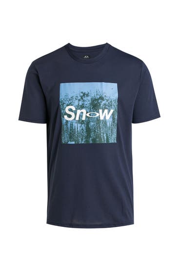 OAKLEY - T-Shirt 'Winter Vista' dunkelblau